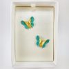 aretes de origami papel hecho a mano mexicano joyeria artesanal queretaro mexico okami joyeria mariposa