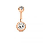 piercing perforacion ombligo 14g acero inoxidable quirurgico okami joyeria mexico queretaro