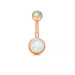 piercing perforacion ombligo 14g acero inoxidable quirurgico okami joyeria mexico queretaro