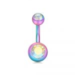 piercing perforacion ombligo 14g acero inoxidable quirurgico okami joyeria mexico queretaro