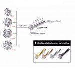 pieza piercing nariz okami joyeria queretaro mexico perforaciones corporales acero inoxidable