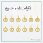 signo zodiacal collar baño de oro acero okami joyeria mexico queretaro