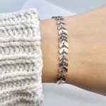 pulsera acero inoxidable flechas okami joyeria