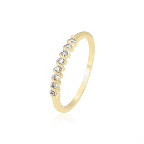 anillo churumbela baño de oro joyeria barato okami regalo