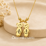 collar de niños hijos mama dia de las madres persoanlizado grabado laser