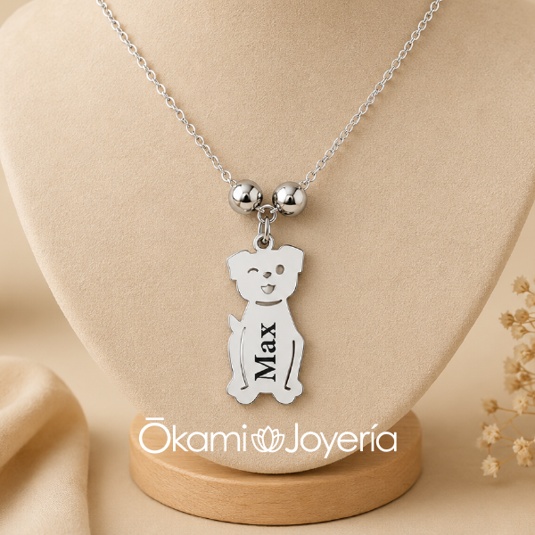 perro perrito collar personalizado okami joyeria grabado laser_Mesa de trabajo 1