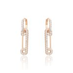 aretes de segurito baño de oro chapa okami joyeria regalo mexico queretaro