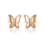 aretes mariposa mini chicas okami joyeria mexico queretaro