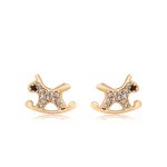 caballito arete baño de oro zirocnias okami joyeria mexico queretaro regalo