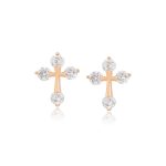 aretes largos baño chapa de oro con zirconias okami joyeria regalo mexico queretaro