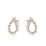 aretes largos baño chapa de oro con zirconias okami joyeria regalo mexico queretaro