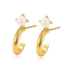 aretes largos baño chapa de oro con zirconias okami joyeria regalo mexico queretaro