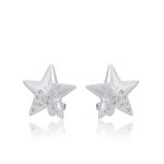 estrella arete grande gruesa rodio okami joyeria queretaro mexico