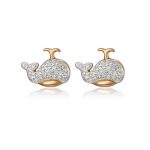 ballena arete baño de oro zirocnias okami joyeria mexico queretaro regalo