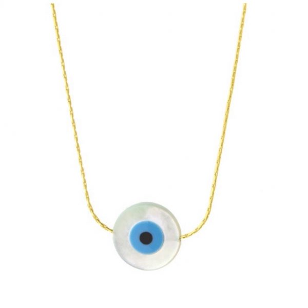 collar ojo turco azul okami joyeria mexico queretaro acero inoxidable