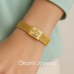Pulsera tipo reloj con Grabado