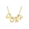 collar letras nombre personalizado globo dorado okami joyeria mexico queretaro