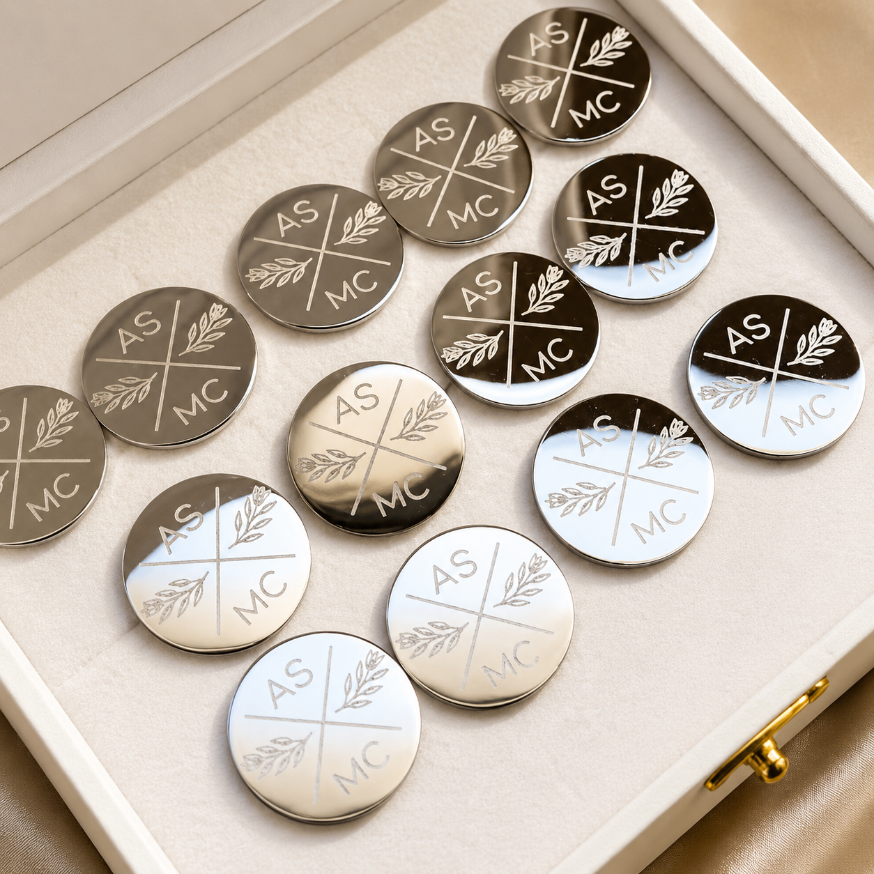 arras personalizadas de acero inoxidable okami joyeria queretaro boda regalo dorada