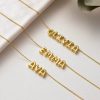 collar letras nombre personalizado globo dorado okami joyeria mexico queretaro