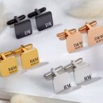 Mancuernillas rectangulares