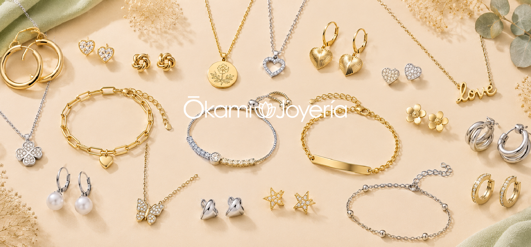 joyeria varia acero inoxidable okami queretaro