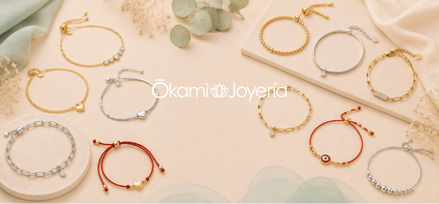 pulseras okami joyeria acero inoxidable bisuteria queretaro regalo